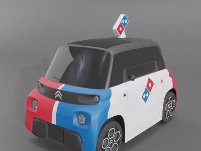 CitroenAmiPizzaDominos 3D 3D model