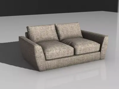 Modern Sofa - Unreal Engine - Unity  Low-poly 3D model