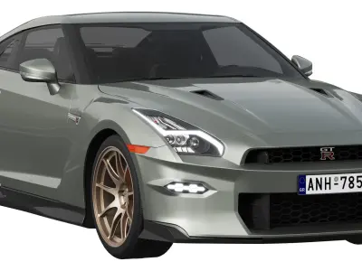 Nissan GT-R 2024 3D model
