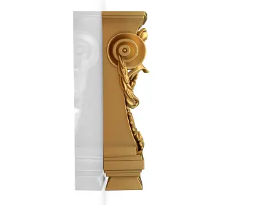 Decorative Bracket carved classic cnc 3d printing 3D print model