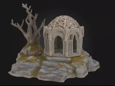 Enchanted Ruins  Echoes of a Mystical Past 3D model