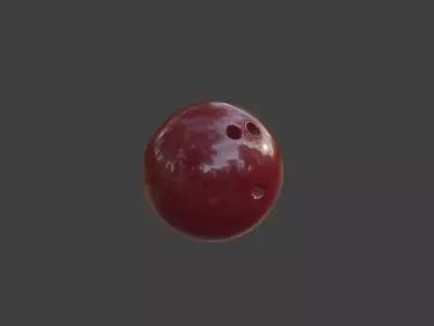 Bowling Ball 3D model