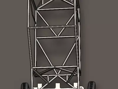 steering system 3D model