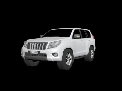 Toyota Prado Luxury SUV Jeep 3D model
