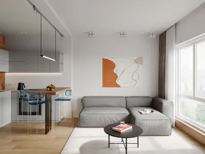 Modern apartment interior 52 3D model