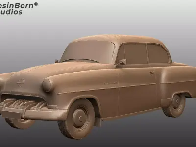1956 Opel Olympia Rekord Mk1 3D print model