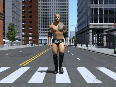 DROX-002 Walking Animation 3D model