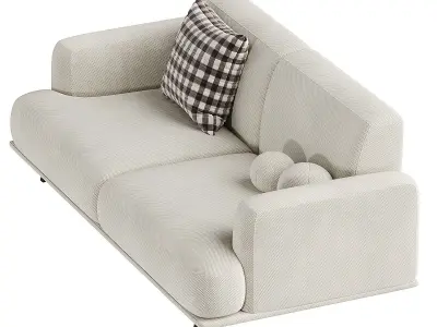 MADISON Fabric sofa  3D model