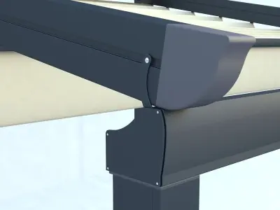 automatic pergola 3D model