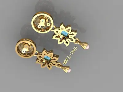 FASION EARING  3D model buy