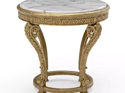 Roberto Giovannini Side Table 1425 Low-poly 3D model