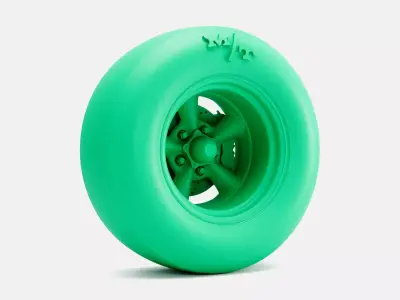 15x10 Torq Thrust D Wheel MT Drag Slick 3D print model