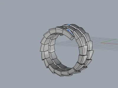 Serpent Ring 65765 3D print model