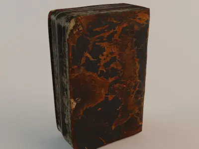 Old Book Bible 3D model