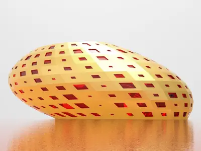 Building Envelope Facade Design Grasshopper Rhino Files Download 3D model