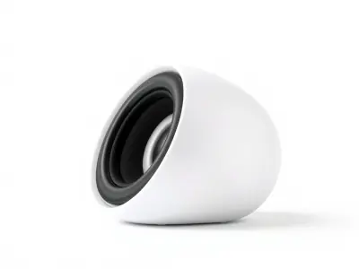 Sleek Speaker with Whisper-Quiet Technology model pack Low-poly 3D model