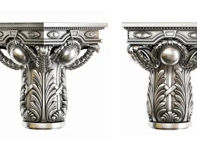 Classic capital 05 3D model