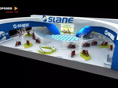 Exhibition - Area - 30X18-3DMAX2009-035 3D model