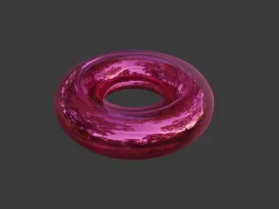 Pool Float Swim Ring Free 3D model