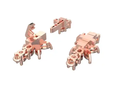 Tennis bracelet lock water way necklace marquize locked 3D print model