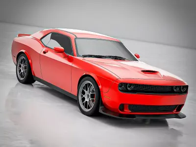 American Muscle Car 3D model