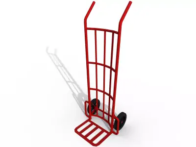 Cart thailand Low-poly 3D model