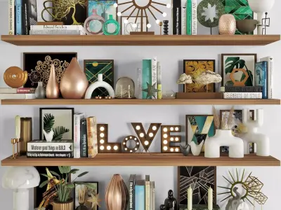 Decorative set03 3D model