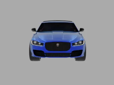 2017 Jaguar XE 3D model