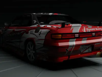 Toyota Mark 2 Low-poly 3D model