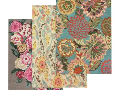 Rug Set 1736 3D model