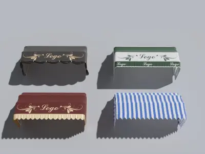 Sun protection awnings 3D model buy