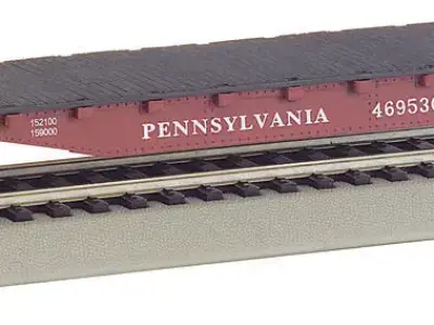 Detailed 50 Ton Flatcar 3D Model Editable 3D print model