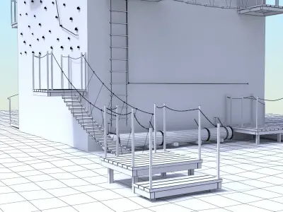 Climbing  tower 3D model