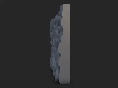 Modular Rubble Stone Wall Pack 3D model