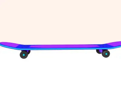 Skateboard 3D model