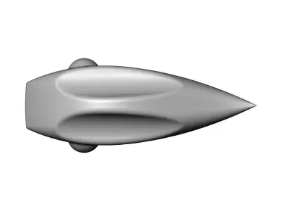 Miniature vehicle automotive speed sculpture N002 3D print model