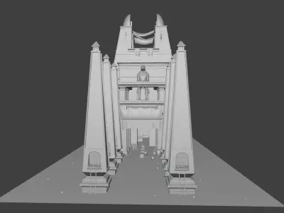 Game-Ready Ancient Egyptian  3D model