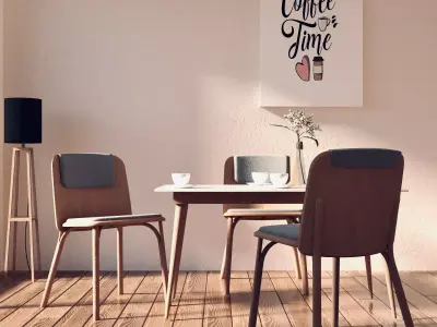 coffee table  3D model purchase