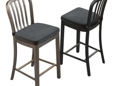 Crate and Barrel - Delta Counter Stool 3D model