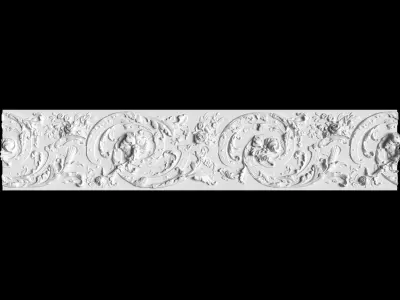 Cnc 3d model ornately carved decorative border 3D model