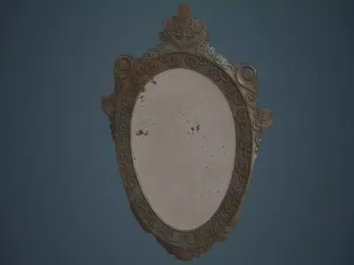 Mirror 2B Low-poly 3D model