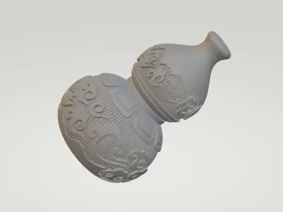 Lucky Cloud Gourd 3D print model