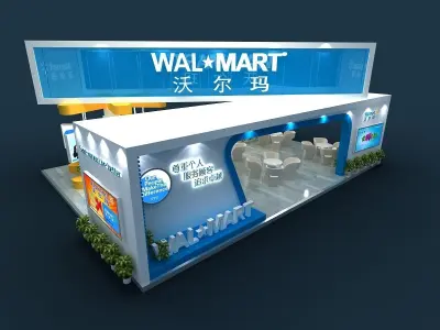 Exhibition - Area - 12X9 3DMAX2009-01 3D model