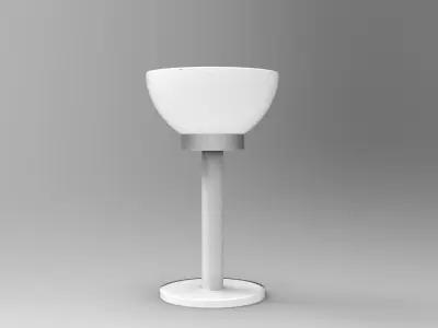 Dry Vase Low-poly 3D model