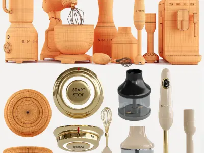 Collection smeg 3 3D model