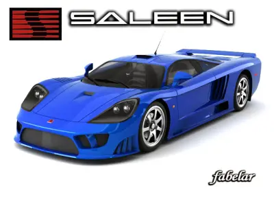 Saleen S7 std mat 3D model