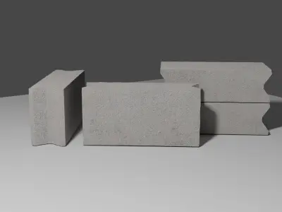 Block Macizo 3D Blnder 3D model