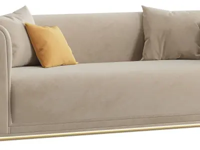 LUXURY KREM sofa 3D model