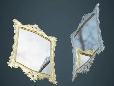 Mirror 1A Low-poly 3D model