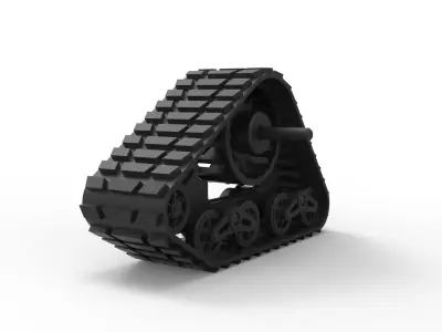 Mattracks Suspension track Scale 1 to 10 3D print model
